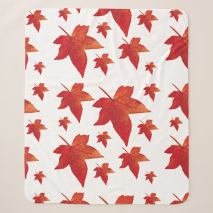 Roter Ahorn Herbstlaub Sherpadecke