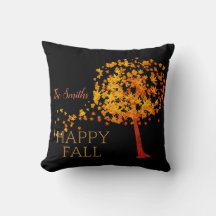 Roter Ahornbaum im Herbst Personalisiert