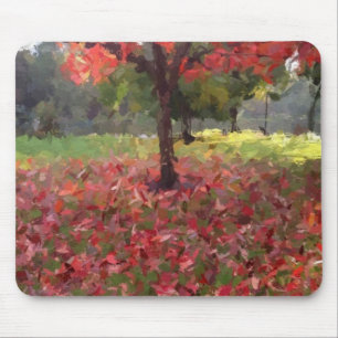 Roter Ahornbaum Mousepad