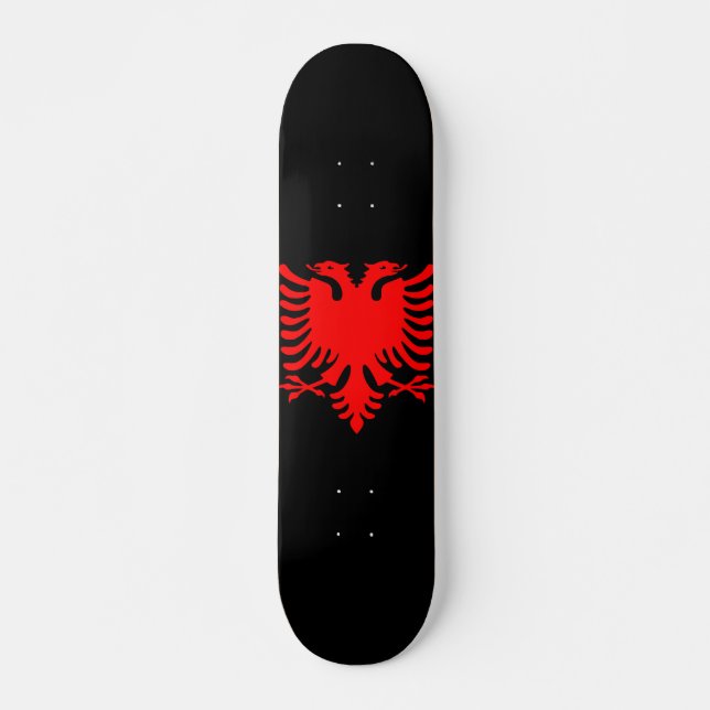Roter Albaner Eagle Skateboard (Vorne)