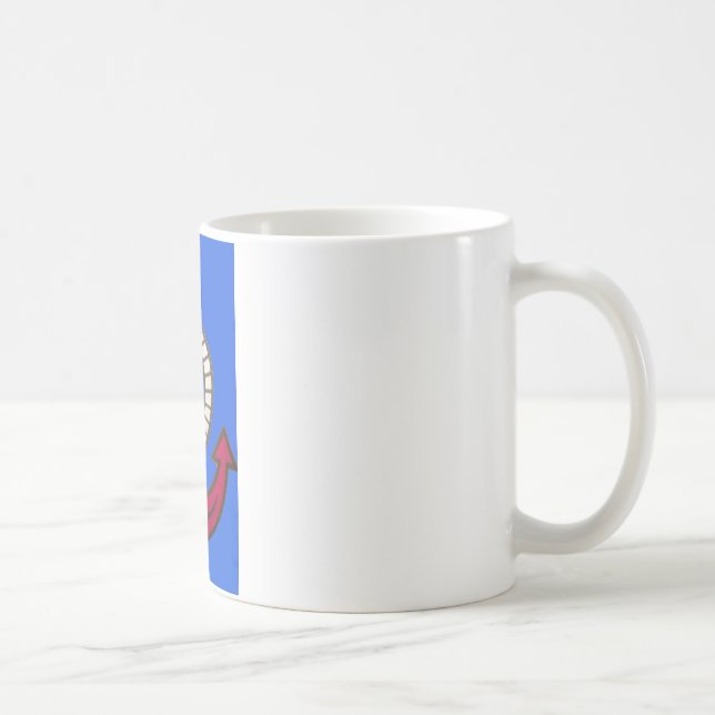 Roter Anker Kunstprint Tasse (Rechts)