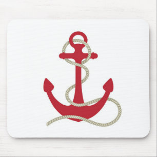Roter Anker Mousepad