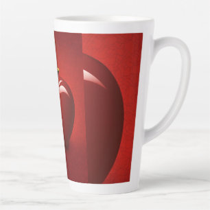 Roter Apfel-Logo-Becher   Süßes Fruchtapfel-Icon   Milchtasse