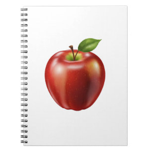 Roter Apfel Notizblock