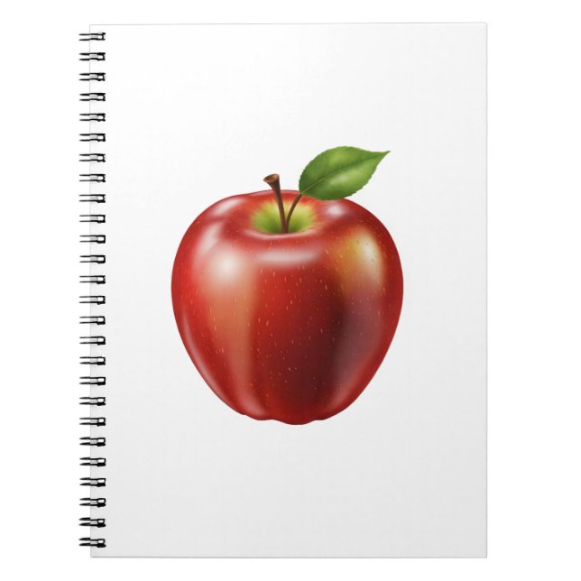 Roter Apfel Notizblock (Vorderseite)