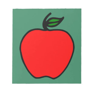 Roter Apfel Notizblock