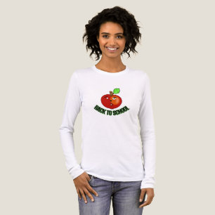 Roter Apfel zurück in die Schule Tri-Blend Shirt