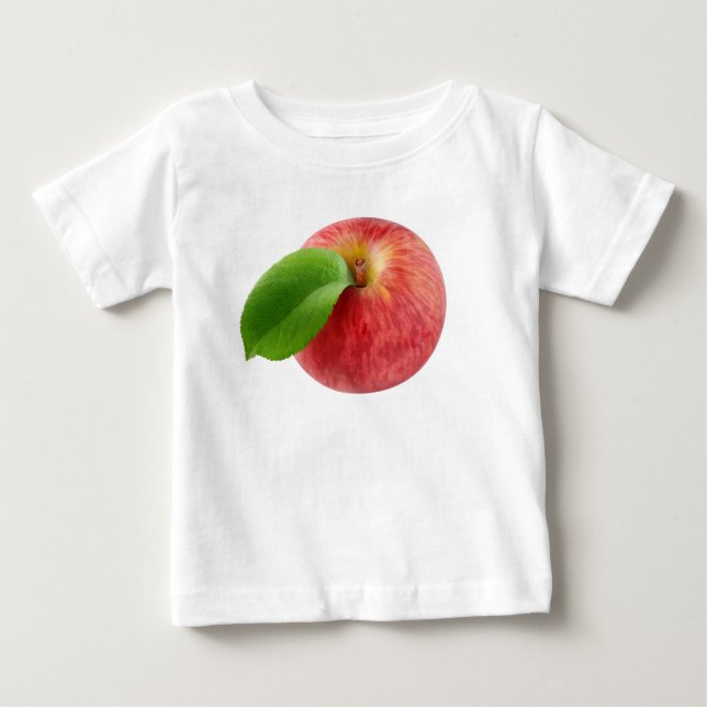 Roter Apfelanblick Baby T-shirt (Vorderseite)