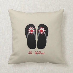 Roter Apple drehen Reinfall-Lehrer-Kissen um Kissen