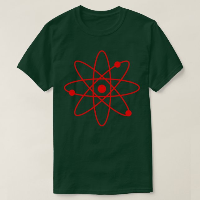 Roter Atom T-Shirt (Design vorne)