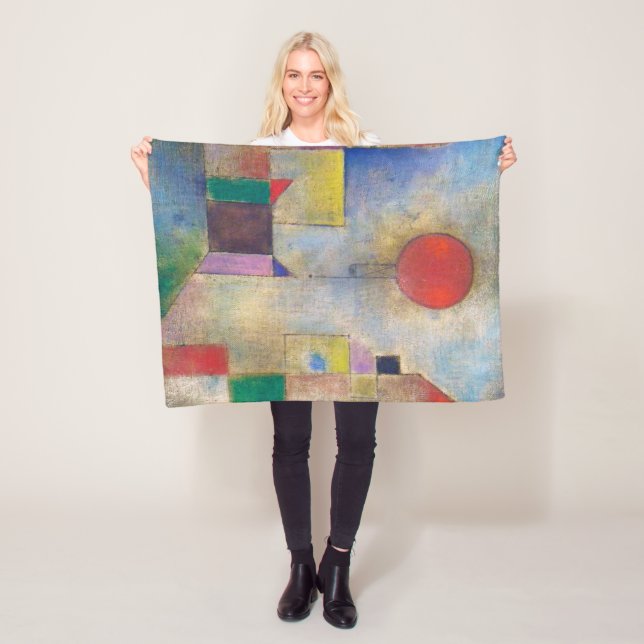 Roter Ballon, Klee Fleecedecke (Beispiel)