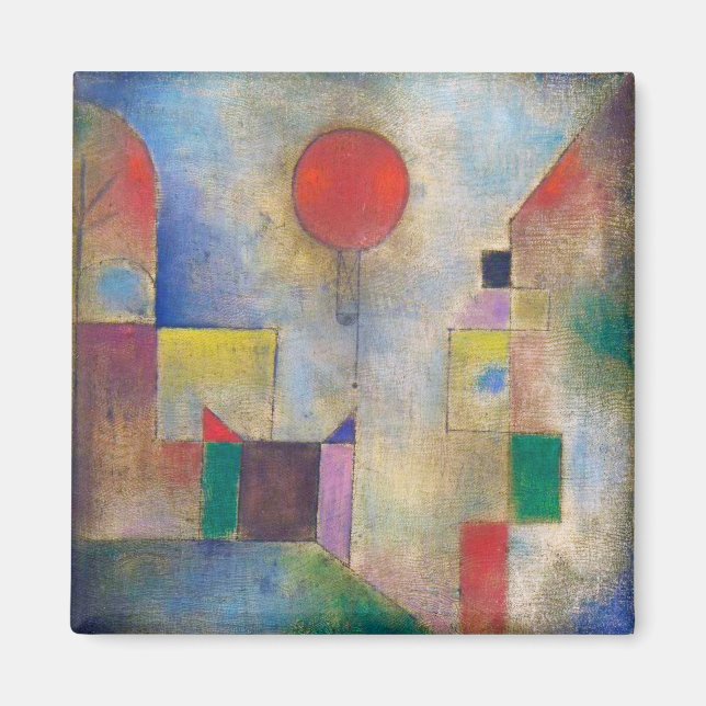 Roter Ballon, Klee Magnet (Vorne)