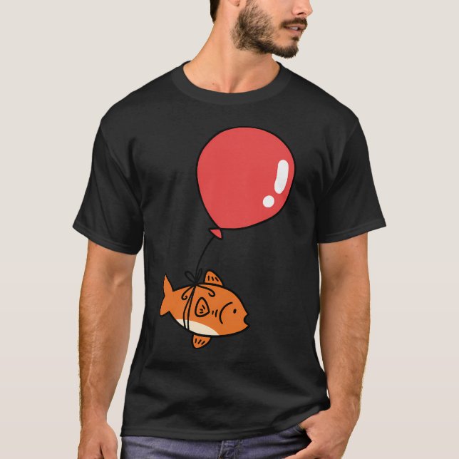 Roter Ballonfisch T-Shirt (Vorderseite)