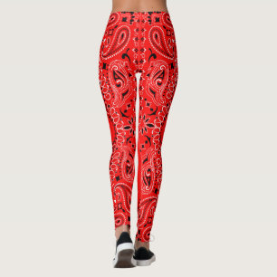Roter Bandana Leggings