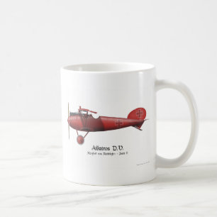 Roter Baron alias Manfred von Richthofen und sein Tasse