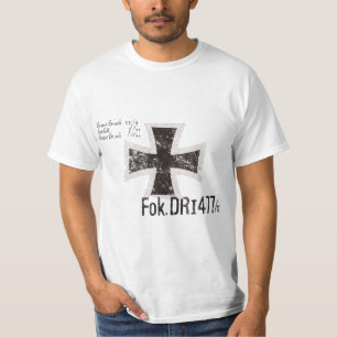 Roter Barons Fokker DR.1 Dreidecker Vintage-Abzeic T-Shirt