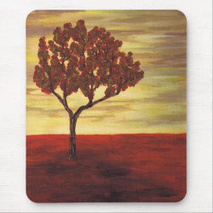 Roter Baum Mousepad