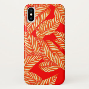Roter Blatt Botanischer Druck Case-Mate iPhone Hülle