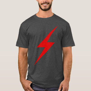 roter Blitzschlag der Anarchie T-Shirt
