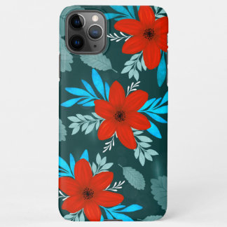 Roter Blossom Blume iPhone-Abdeckung iPhone 11Pro Max Hülle