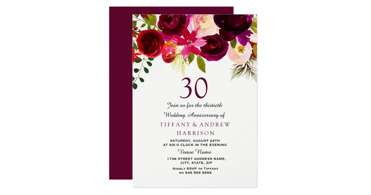 30 Hochzeitstag Perlenhochzeit Blumentopf Von Myfacepot