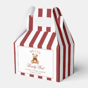 Roter Bogen Teddybär Wir können es kaum erwarten B Geschenkschachtel