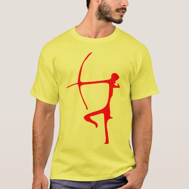 Roter Bogenschütze-T - Shirt (Vorderseite)