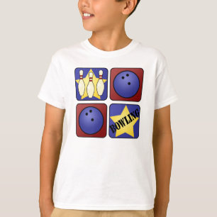 Roter Bowling T-Shirt