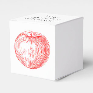 Roter Briefbeschwerer Apple Süßigkeits-Apples Geschenkschachtel