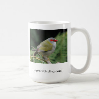 Roter browed Fink Tasse