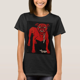 Roter Bulldogge T-Shirt