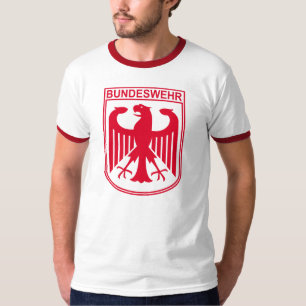 Roter Bundeswehr-T - Shirt