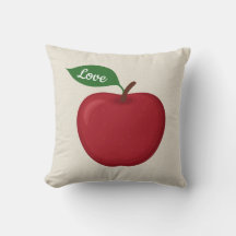Roter Burgunder-Apfel Liebe Tan / Creme / Hellgrau