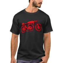 Roter Cafe Racer