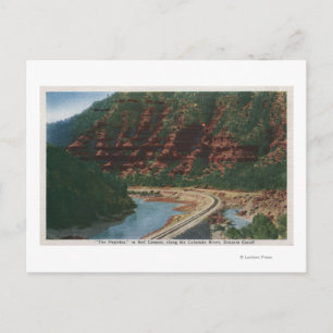 Roter Canyon, Colorado Postkarte