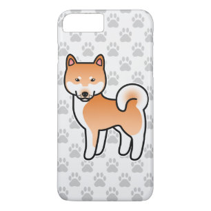 Roter Cartoon Shiba Inu Case-Mate iPhone Hülle