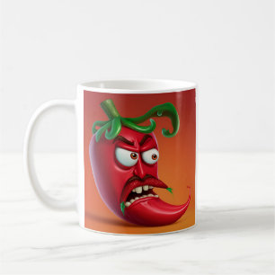 Roter Chili Kaffeetasse