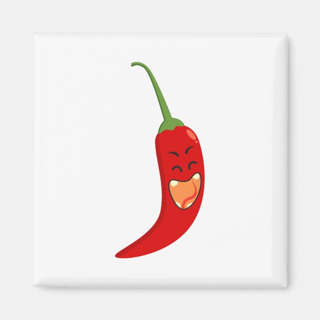 Roter Chili Magnet (Vorne)