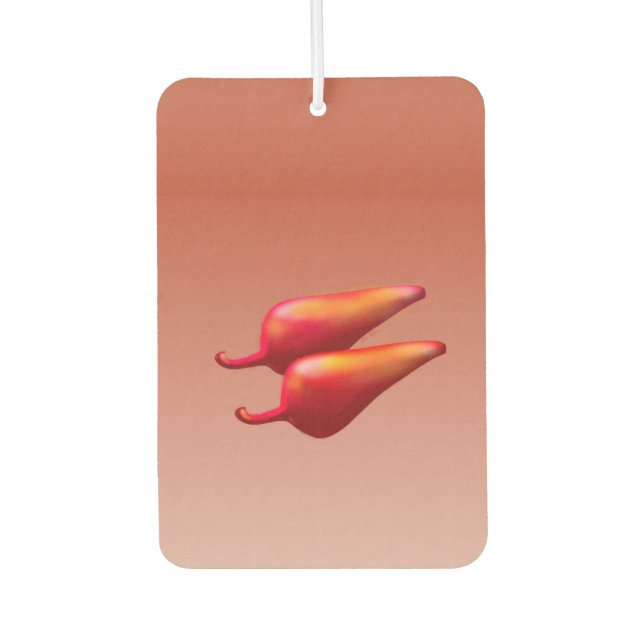 Roter Chili Paprikaschoten Lufterfrischer (Vorderseite)