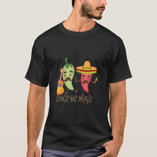 Roter Chili Pepper T- T-Shirt (Vorderseite)
