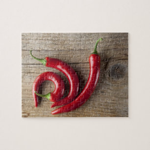 Roter Chili-Pfeffer Puzzle
