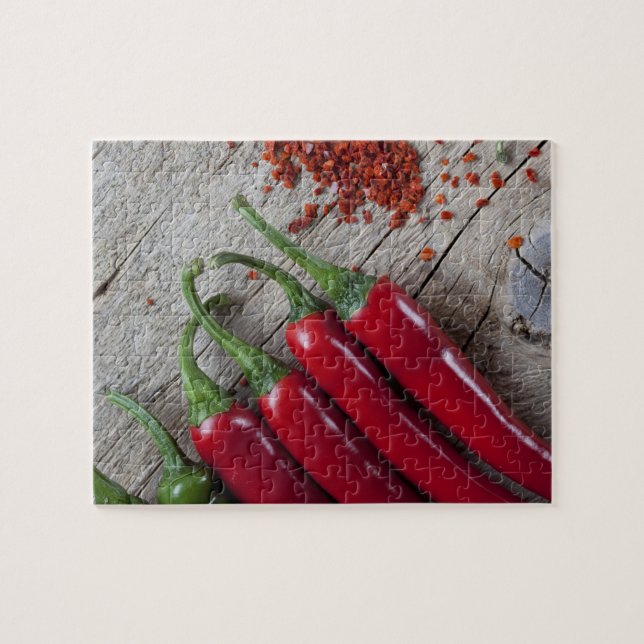Roter Chili-Pfeffer Puzzle (Horizontal)