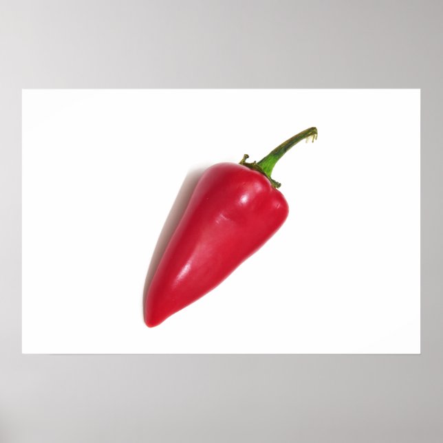 Roter Chili Poster (Vorne)