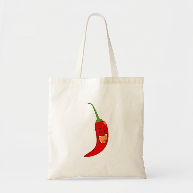 Roter Chili Tragetasche (Vorne)