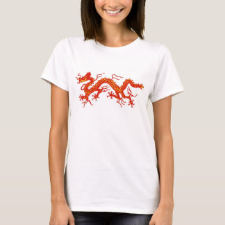 roter chinesischer Drache T-Shirt