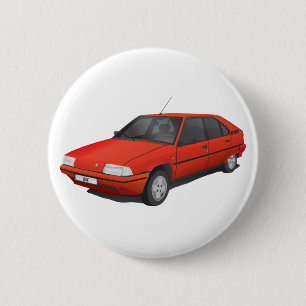 roter Citroën BX Button