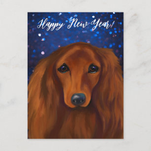 ROTER DACHS POSTKARTE