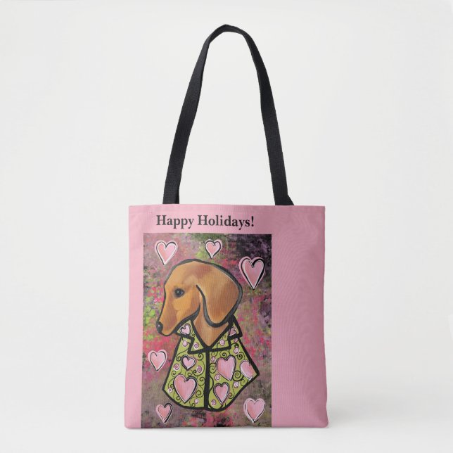 Roter Dachshund   (Vorderseite)