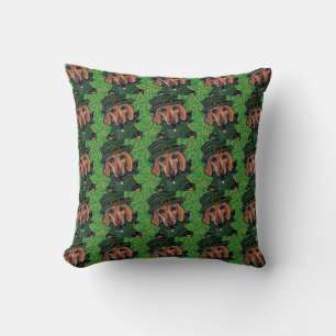 ROTER DACHSHUND KISSEN