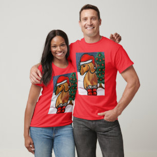 Roter Dachshund T-Shirt